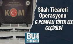Silah Ticareti Operasyonu: 6 Pompalı Tüfek Ele Geçirildi