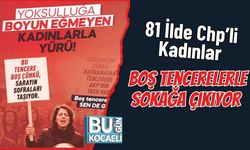 81 İlde Chp’li Kadınlar Boş Tencerelerle Sokağa Çıkıyor