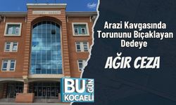 Arazi Kavgasında Torununu Bıçaklayan Dedeye Ağır Ceza