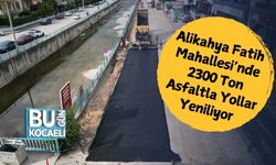 Alikahya Fatih Mahallesi’nde 2300 Ton Asfaltla Yollar Yeniliyor