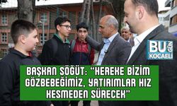 Başkan Söğüt: “Hereke Bizim Gözbebeğimiz, Yatırımlar hız kesmeden sürecek”
