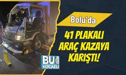 Bolu'da 41 Plakalı Araç Kazaya Karıştı!