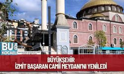 Büyükşehir, İzmit Başaran Camii Meydanı’nı Yeniledi