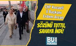 CHP Kocaeli İl Başkanı Erdem Arcan Sözünü Tuttu, Sahaya İndi!