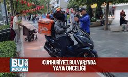 Cumhuriyet Bulvarı’nda Yaya Önceliği