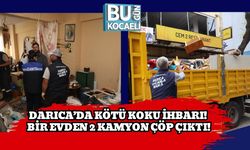 Darıca’da Kötü Koku İhbarı! Bir Evden 2 Kamyon Çöp Çıktı!