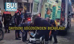 Dayısını Göğüsünden Bıçakladı!
