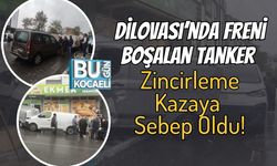 Dilovası’nda Freni Boşalan Tanker Zincirleme Kazaya Sebep Oldu!