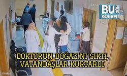 Doktorun Boğazını Sıktı, Vatandaşlar Kurtardı