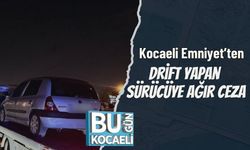 Kocaeli Emniyet’ten Drift Yapan Sürücüye Ağır Ceza