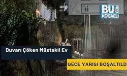 Duvarı Çöken Müstakil Ev Gece Yarısı Boşaltıldı