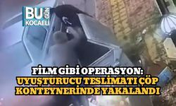 Film Gibi Operasyon: Uyuşturucu Teslimatı Çöp Konteynerinde Yakalandı