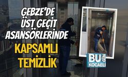 Gebze’de Üst Geçit Asansörlerinde Kapsamlı Temizlik