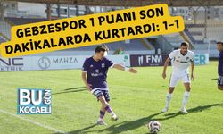 Gebzespor 1 Puanı Son Dakikalarda Kurtardı: 1-1