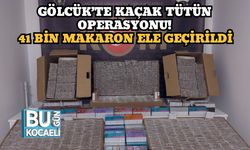Gölcük’te Kaçak Tütün Operasyonu! 41 Bin Makaron Ele Geçirildi