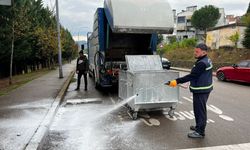 Gölcük’te Konteynerler Dezenfekte Edildi!