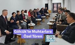 Gölcük’te Muhtarlara Özel Tören