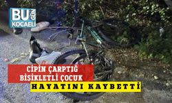 Cipin Çarptığ Bisikletli Çocuk Hayatını Kaybetti