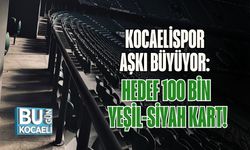 Kocaelispor Aşkı Büyüyor: Hedef 100 Bin Yeşil-Siyah Kart!