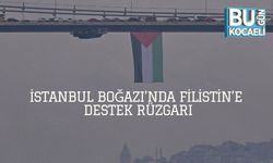 İstanbul Boğazı’nda Filistin’e Destek Rüzgarı