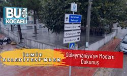 İzmit Belediyesi’nden Süleymaniye’ye Modern Dokunuş