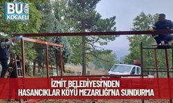 İzmit Belediyesi’nden Hasancıklar Köyü Mezarlığı’na Sundurma