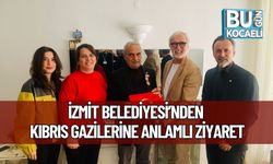 İzmit Belediyesi’nden Kıbrıs Gazilerine Anlamlı Ziyaret