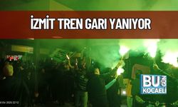 İzmit Tren Garı Yanıyor