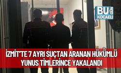 İzmit’te 7 Ayrı Suçtan Aranan Hükümlü Yunus Timlerince Yakalandı