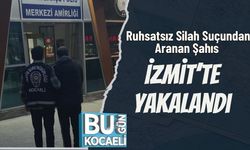 Ruhsatsız Silah Suçundan Aranan Şahıs İzmit’te Yakalandı