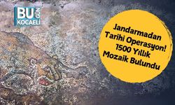 Jandarmadan Tarihi Operasyon! 1500 Yıllık Mozaik Bulundu
