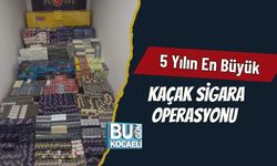 5 Yılın En Büyük Kaçak Sigara Operasyonu