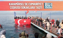 Karamürsel’de Cumhuriyet Coşkusu Sokaklara Taştı