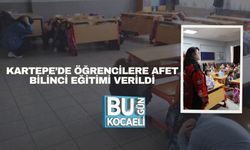 Kartepe’de Öğrencilere Afet Bilinci Eğitimi Verildi