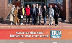 Kızılay’dan Körfez’deki Öğrencilere Mont ve Bot Desteği