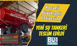 Kocaeli Büyükşehir İtfaiyesi’ne Yeni Su Tankeri Teslim Edildi