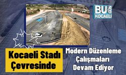 Kocaeli Stadı Çevresinde Modern Düzenleme Çalışmaları Devam Ediyor