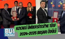 Kocaeli Üniversitesi’ne TÜSF 2024–2025 Başarı Ödülü