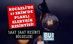 Kocaeli’de 27 Ekim'de Planlı Elektrik Kesintisi! Saat Saat Kesinti Bölgeleri