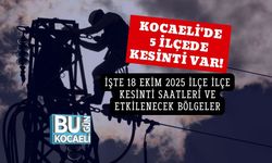 Kocaeli'de 5 İlçede Kesinti Var! İşte 18 Ekim 2025 İlçe İlçe Kesinti Saatleri ve Etkilenecek Bölgeler