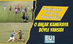 Kocaeli'de Halı Saha Maçı Kavgayla Bitti! O Anlar Kameraya Böyle Yansıdı