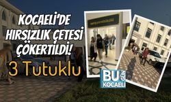 Kocaeli’de Hırsızlık Çetesi Çökertildi! 3 Tutuklu