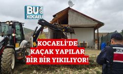 Kocaeli'de Kaçak Yapılar Bir Bir Yıkılıyor!