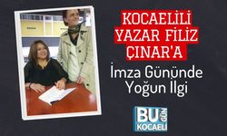 Kocaelili Yazar Filiz Çınar'a İmza Gününde Yoğun İlgi