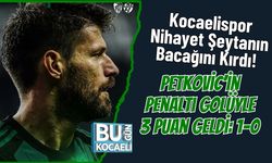 Kocaelispor Nihayet Şeytanın Bacağını Kırdı! Petkovic’in Penaltı Golüyle 3 Puan Geldi: 1-0