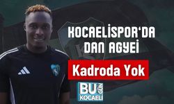 Kocaelispor’da Dan Agyei Kadroda Yok