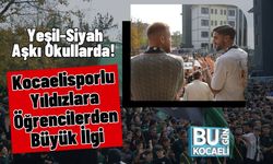 Yeşil-Siyah Aşkı Okullarda! Kocaelisporlu Yıldızlara Öğrencilerden Büyük İlgi
