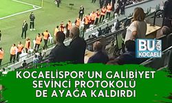 Kocaelispor’un Galibiyet Sevinci Protokolü de Ayağa Kaldırdı