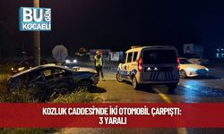 Kozluk Caddesi’nde İki Otomobil Çarpıştı: 3 Yaralı