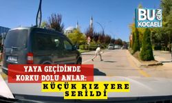 Yaya Geçidinde Korku Dolu Anlar: Küçük Kız Yere Serildi